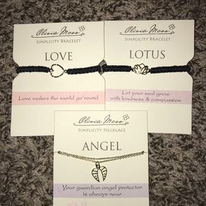 Necklace and 2 bracelets